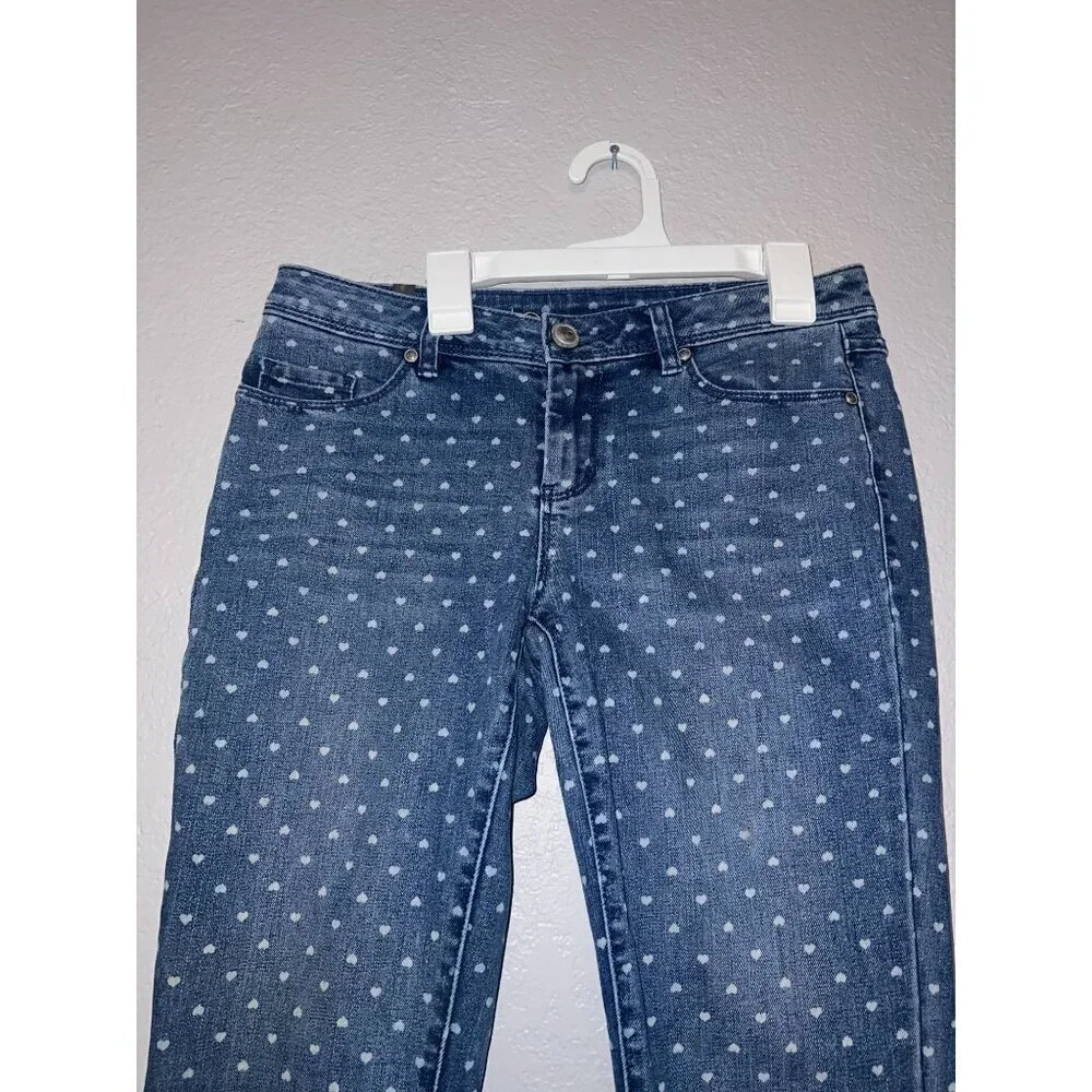 Lauren Conrad LC Women Hearts Skinny Jeans Size 6 - Picture 2 of 7